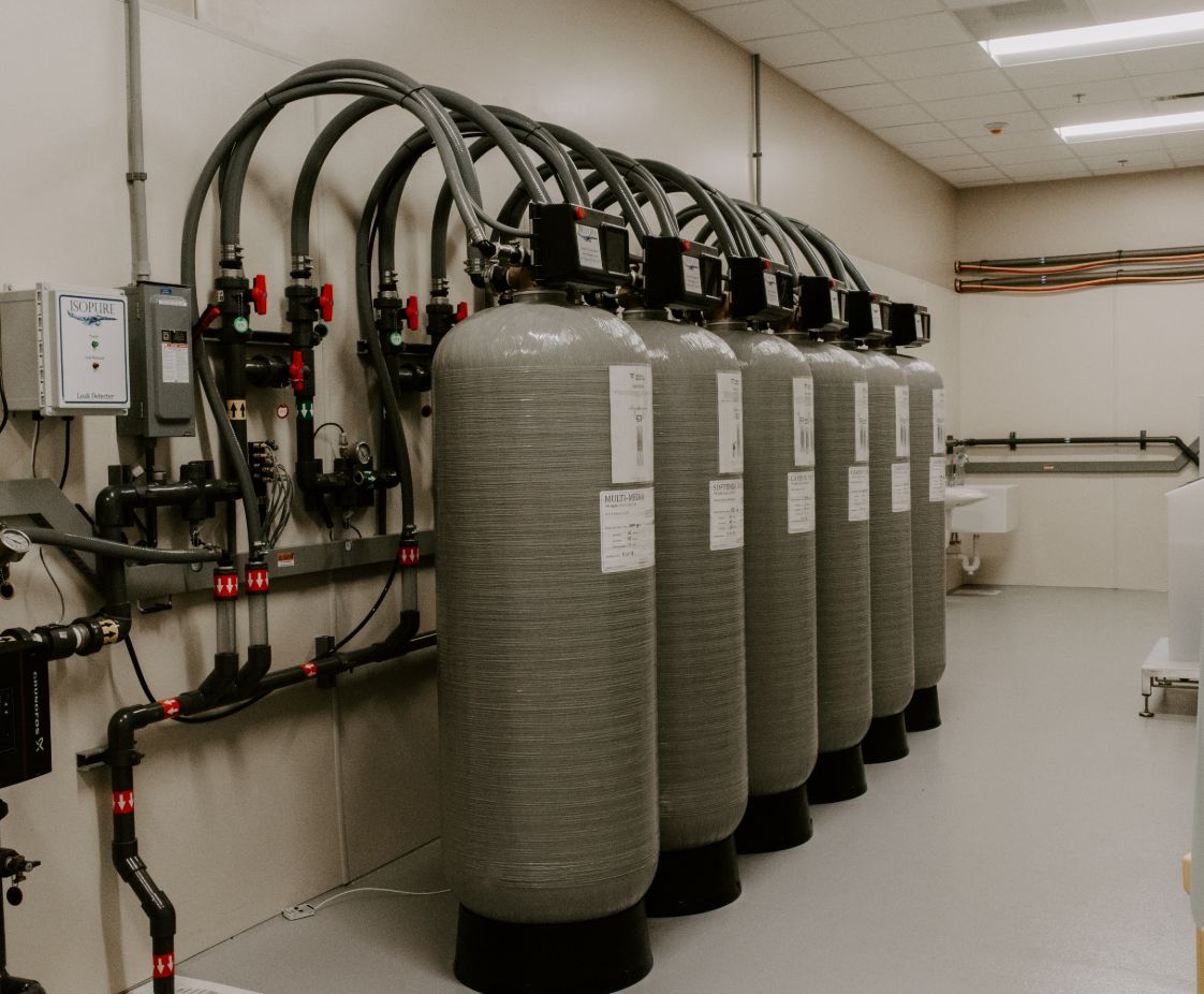 Fresenius Gardiner	 in Gardiner, ME. Reception Area, designed by Hardaway Sziabowski Architects.